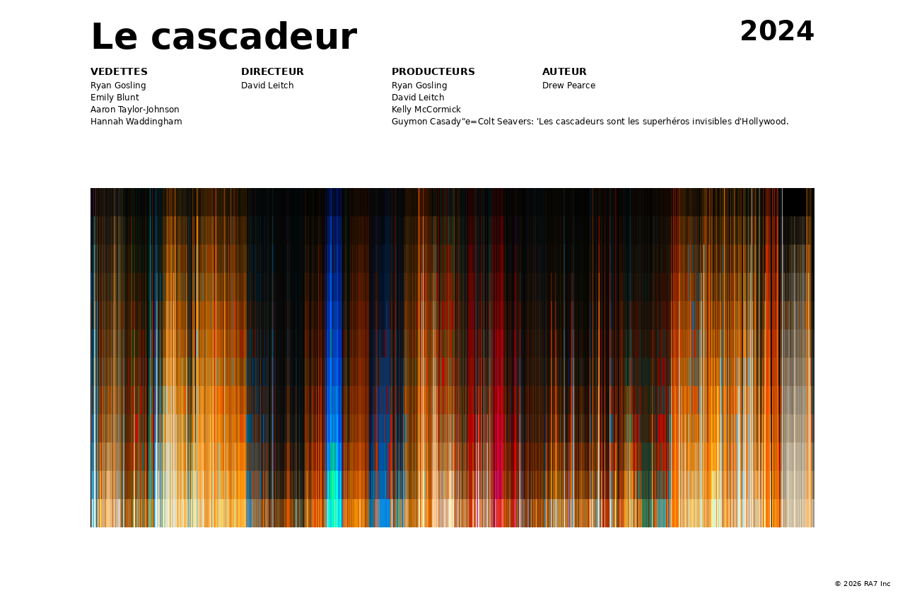 Aperçu de l’affiche pour Le cascadeur